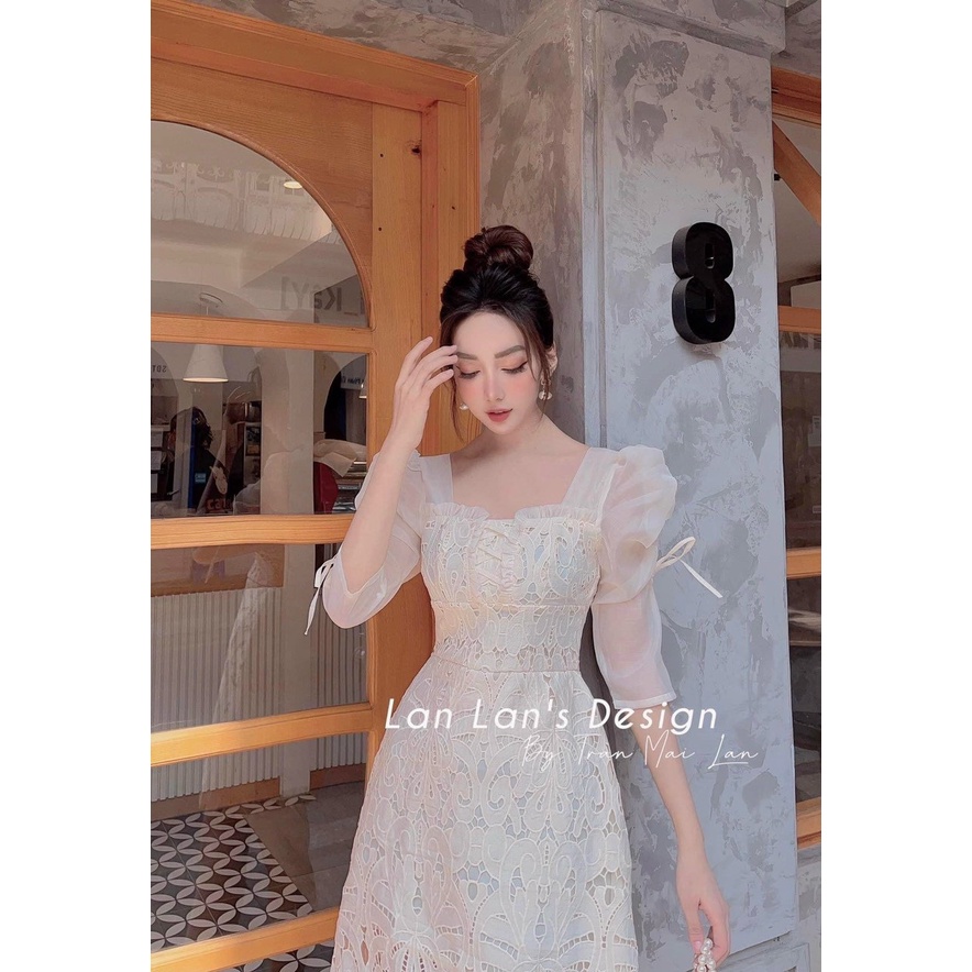 Váy ren tiểu thư siêu sang _ Hàng Loại 1