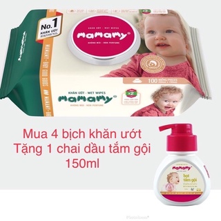 giấy ướt mamamy 100 tờ