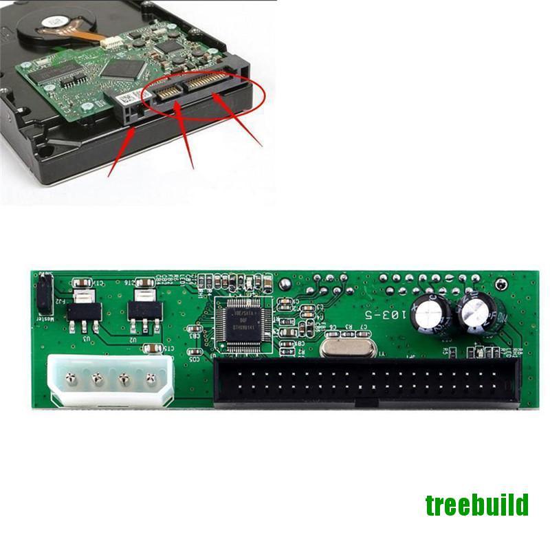 treebuild☆ Sata To Pata Ide Converter Adapter Plug&Play 7+15 Pin 3.5/2.5 Sata Hdd Dvd