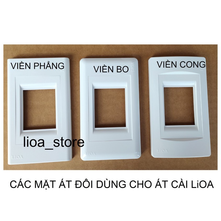 MẶT CHỨA ÁT ĐÔI  DÙNG CHO ÁT CÀI LiOA.- LẮP CHÌM.