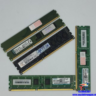 Ram PC DDR3 KINGSTON KINGMAX GSKILL 4GB Bus 1600 (Đã qua sử dụng còn mới 99%)