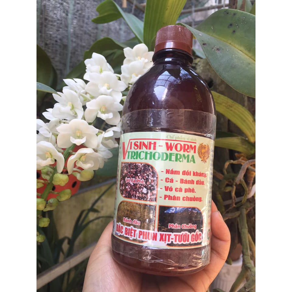 Chế phẩm Sinh học TRICHODERMA (Nấm Đối Kháng)- Dạng nước lọ 500ml