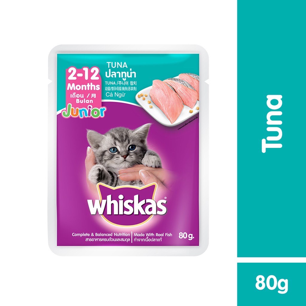 Pate Cho Mèo Whiskas 80G - SOUP WHISKAS CHO MÈO