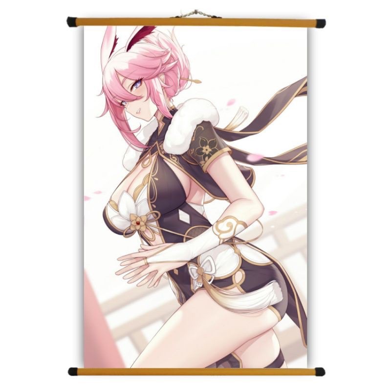 Poster Vải Yae Sakura - Honkai Impact 3