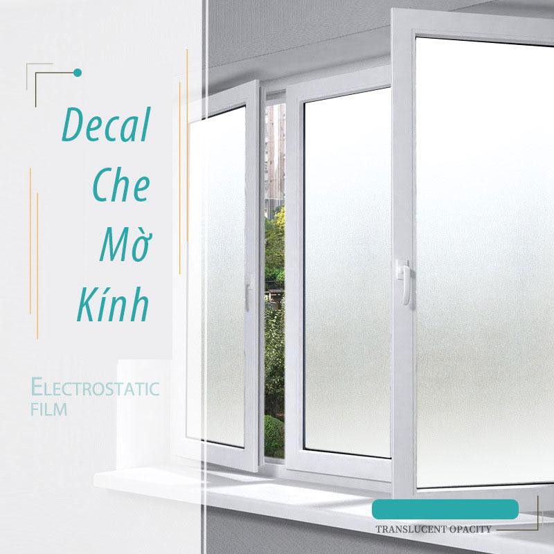 Giấy dán kính phòng tắm, phòng khách, che ánh sáng cửa số [khổ 60cm] - HPGLASS