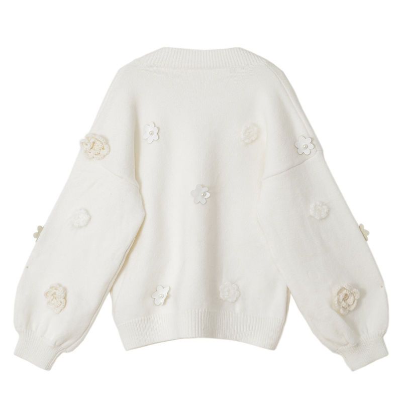 Áo Khoác Cardigan Dệt Kim Dáng Rộng Phong Cách Thời Trang Thu Đông 2022 Mới