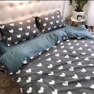 Bộ vỏ chăn ga gối cotton đũi cao cấp