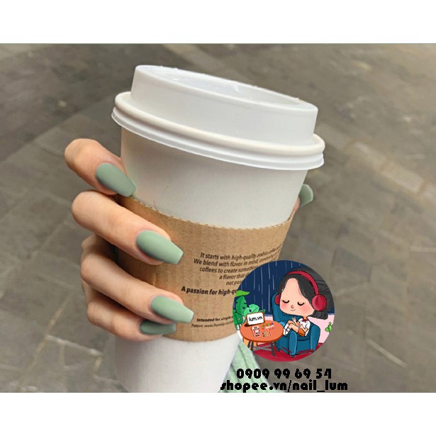 Móng Giả - Nail Dài Đơn Màu [Sẵn Keo - Đóng Hộp 24 Mẫu Đủ Size]