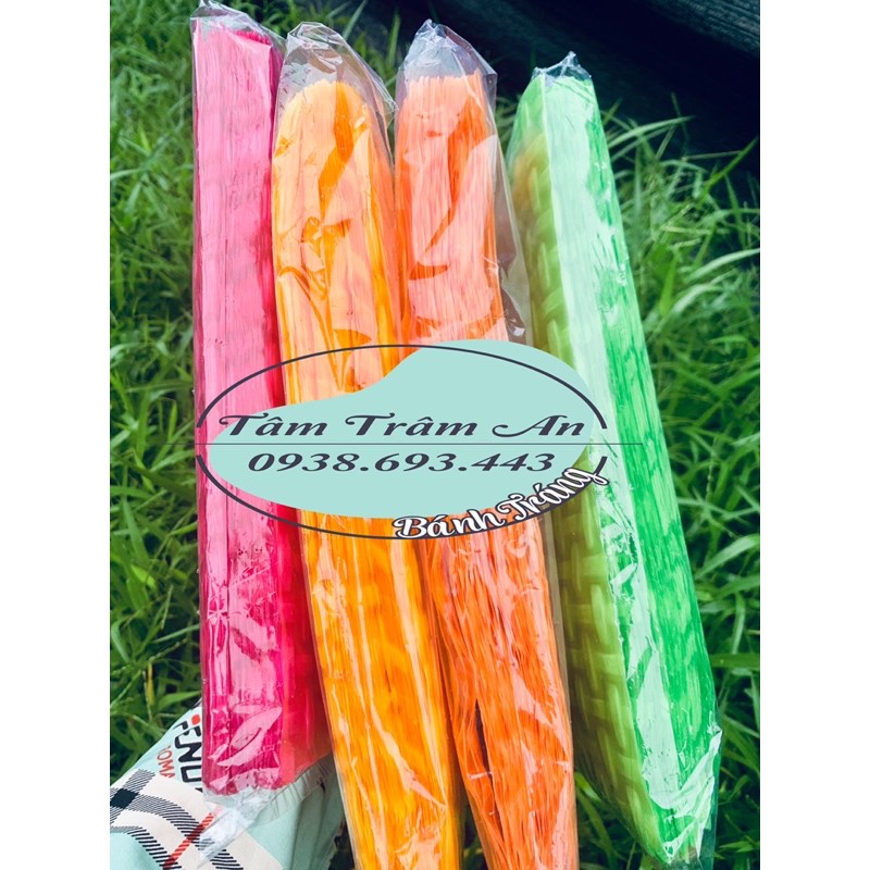 1kg BÁNH TRÁNG HCN MỎNG 4 màu