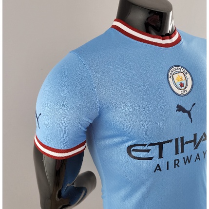 Bộ Quần Áo Bóng Đá Nam Tay Ngắn size S-2XL 22-23 MCI Man City
