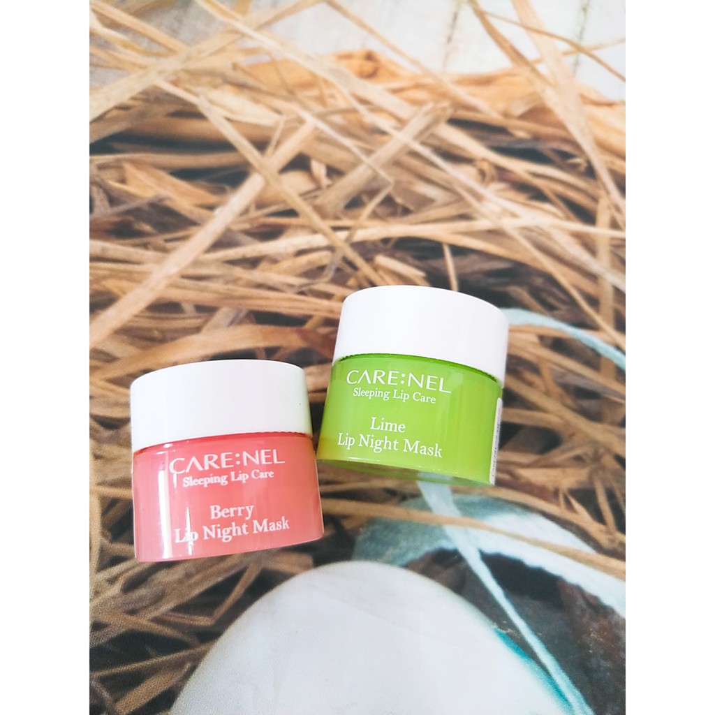 [auth+date new] Mặt Nạ Ngủ Môi Carenel Lip Night Mask 5g