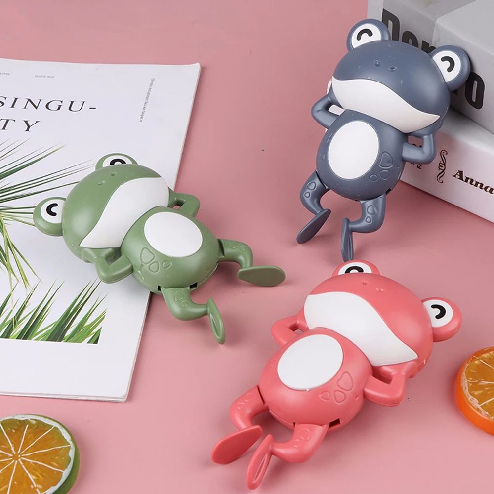 Đồ Chơi Lên Dây Cót Hình Chú Ếch Hoạt Hình Nhiều Màu Dễ Thương Cho Bé