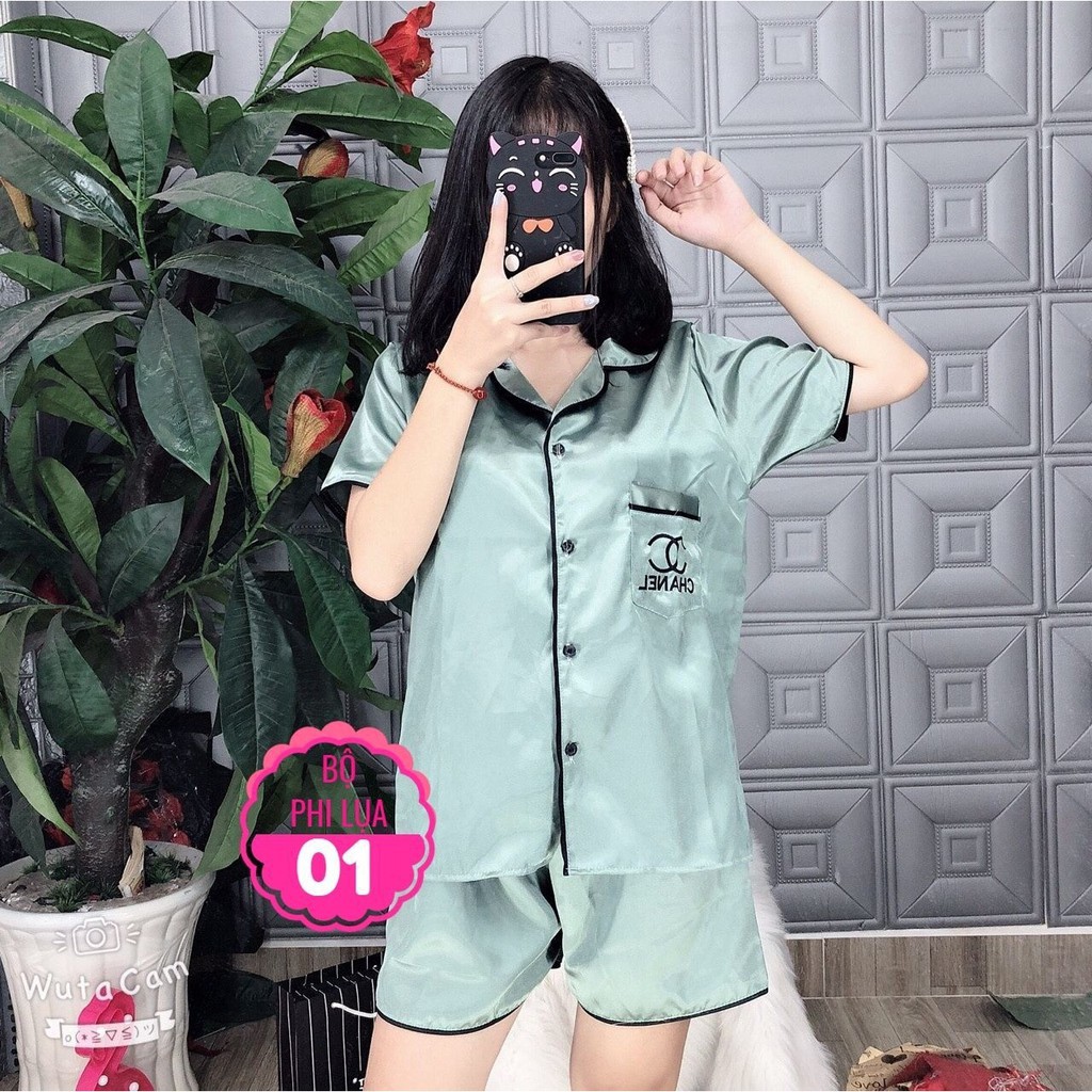 [ Xã Kho ] ĐỒ BỘ DÀI PIJAMA PHI BÓNG TRƠN QUẦN ĐÙI THỜI TRANG CAO CẤP MẶC NHÀ MẶC NGỦ -"Từ 30-50kgHàng VNSX