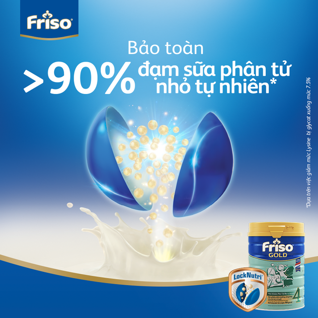 [Tặng Bộ Xe Lửa Tập Đếm] Sữa Bột FRISO GOLD 4 1500g