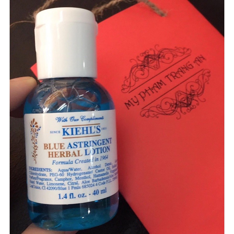 Toner Blue Astringent Herbal Lotion Kiểm Soát Dầu Cho Da Dầu Và Da Mụn