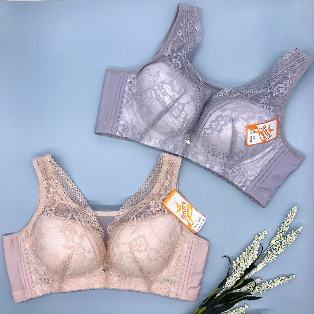 Áo lót Bigsize Cup D Anny 967 - Áo ngực không gọng , Đệm mỏng hàng Thái Lan