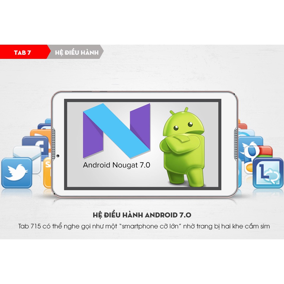 Máy tính bảng Masstel Tab7 mới 100%