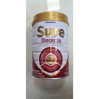 (Bao bì mới) Sữa bột Vinamilk Sure Diacerna/Diecerna 900g