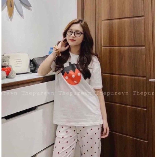 [SALE] Bộ ngủ dâu set đồ bộ [2020] | BigBuy360 - bigbuy360.vn