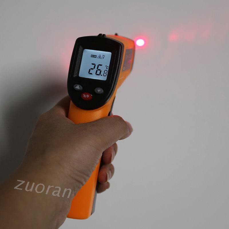 Máy đo nhiệt độ hồng ngoại GM320 kỹ thuật số dạng bắn tia đo không tiếp xúc phong cách công nghiệp nhiệt độ -50~380