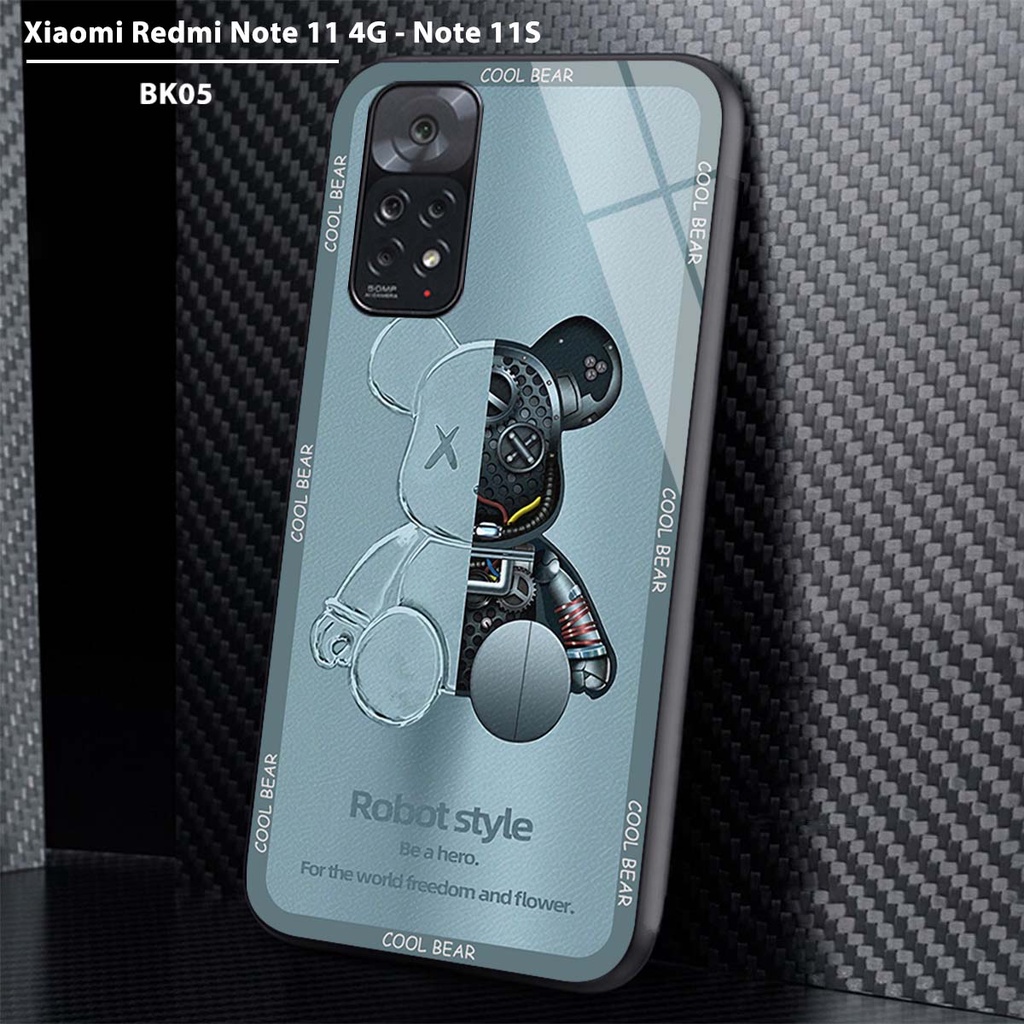 Siêu phẩm ốp lưng GẤU BearBrick bao ngầu,bao chất dòng máy Redmi Note 11/11s