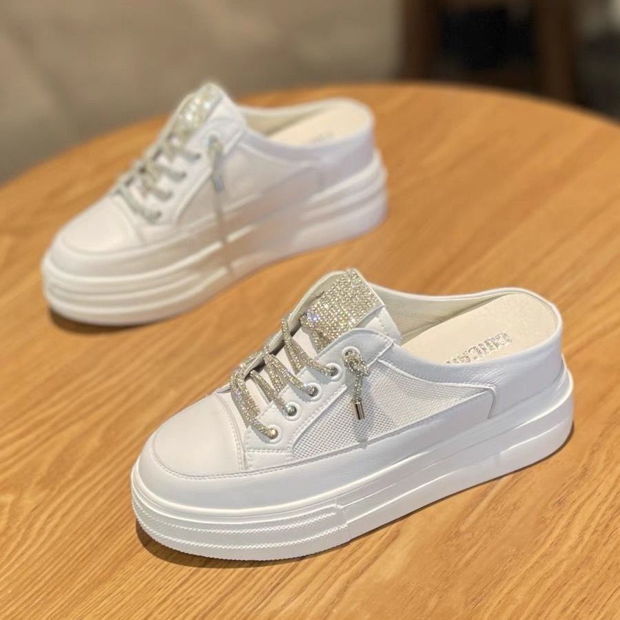 Dép Sandal Đế Dày Tăng Chiều Cao Màu Dạ Quang Thời Trang Mùa Hè Mới