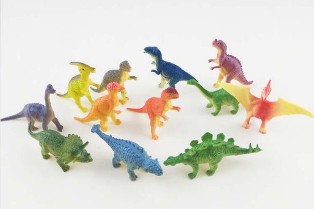 Bộ 12 khủng long 6-8 cm