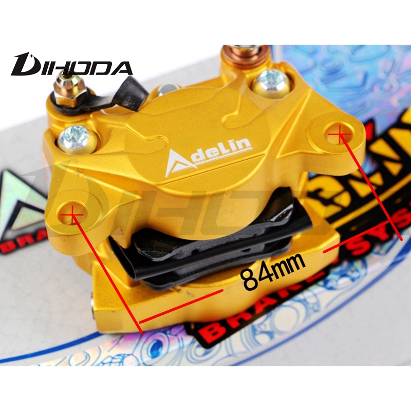 Adelin adl-17 sửa đổi xe máy bộ điều hợp xe máy điện giá đỡ bộ kẹp phanh piston đôi cho rsz yamaha