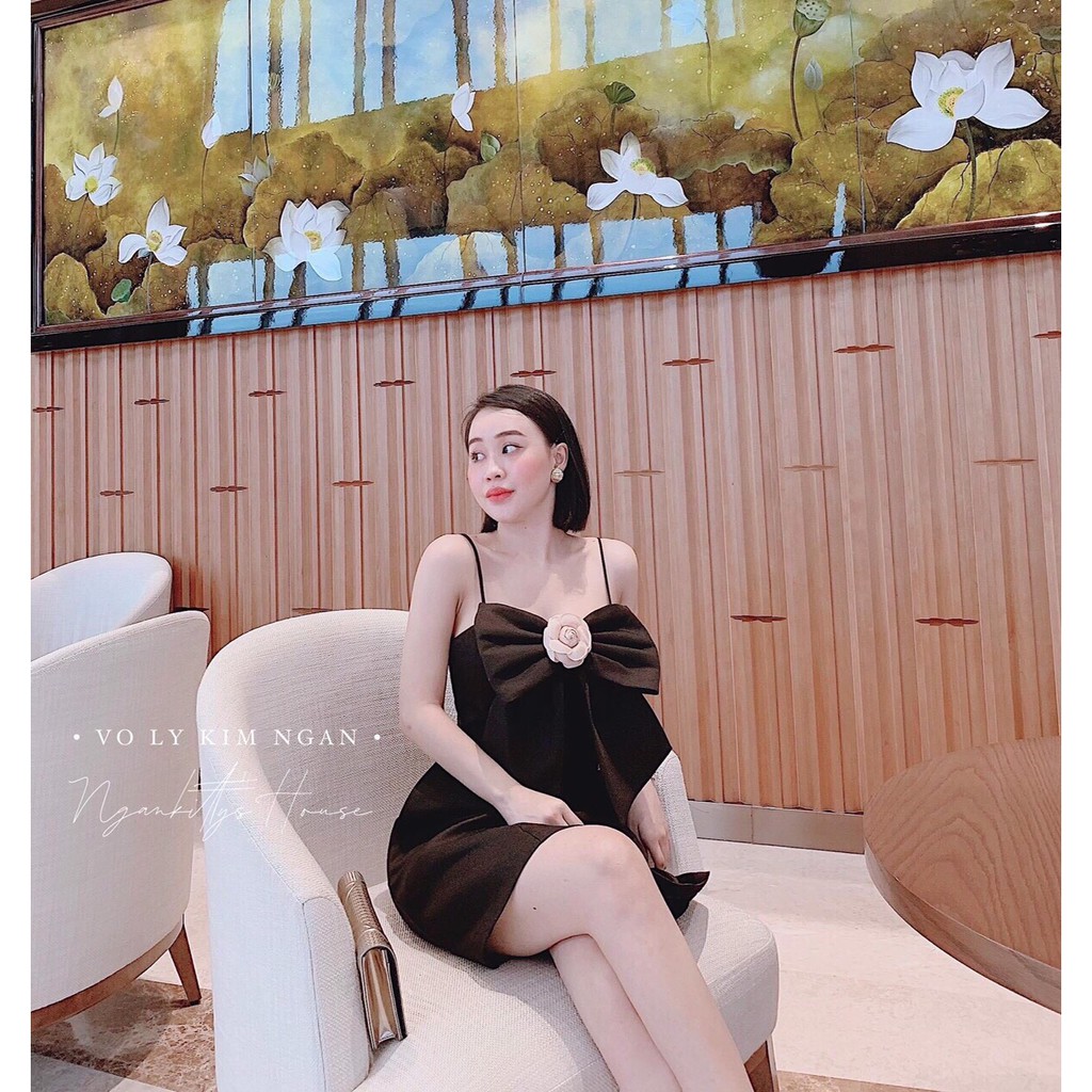 Váy Nữ, Đầm Hai Dây  Body Nơ Ngực Quyến Rũ | BigBuy360 - bigbuy360.vn