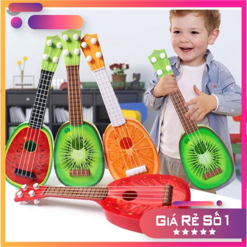 Đàn Guitar Mini Hình Trái Cây Đáng Yêu Và Đầy Màu Sắc Ngộ Nghĩnh Cho Bé Yêu