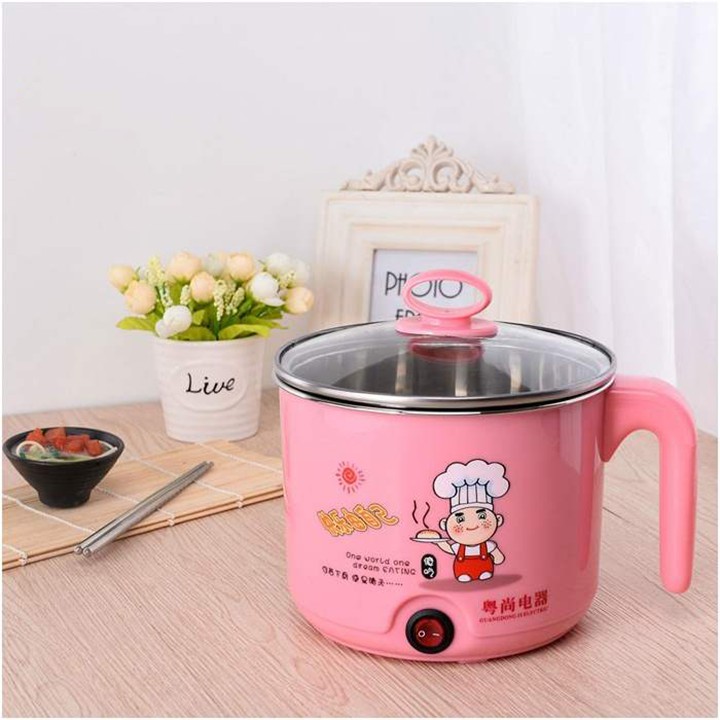 [HCM] Ca nấu mì, hấp đa năng siêu tốc 2 lớp 18 cm