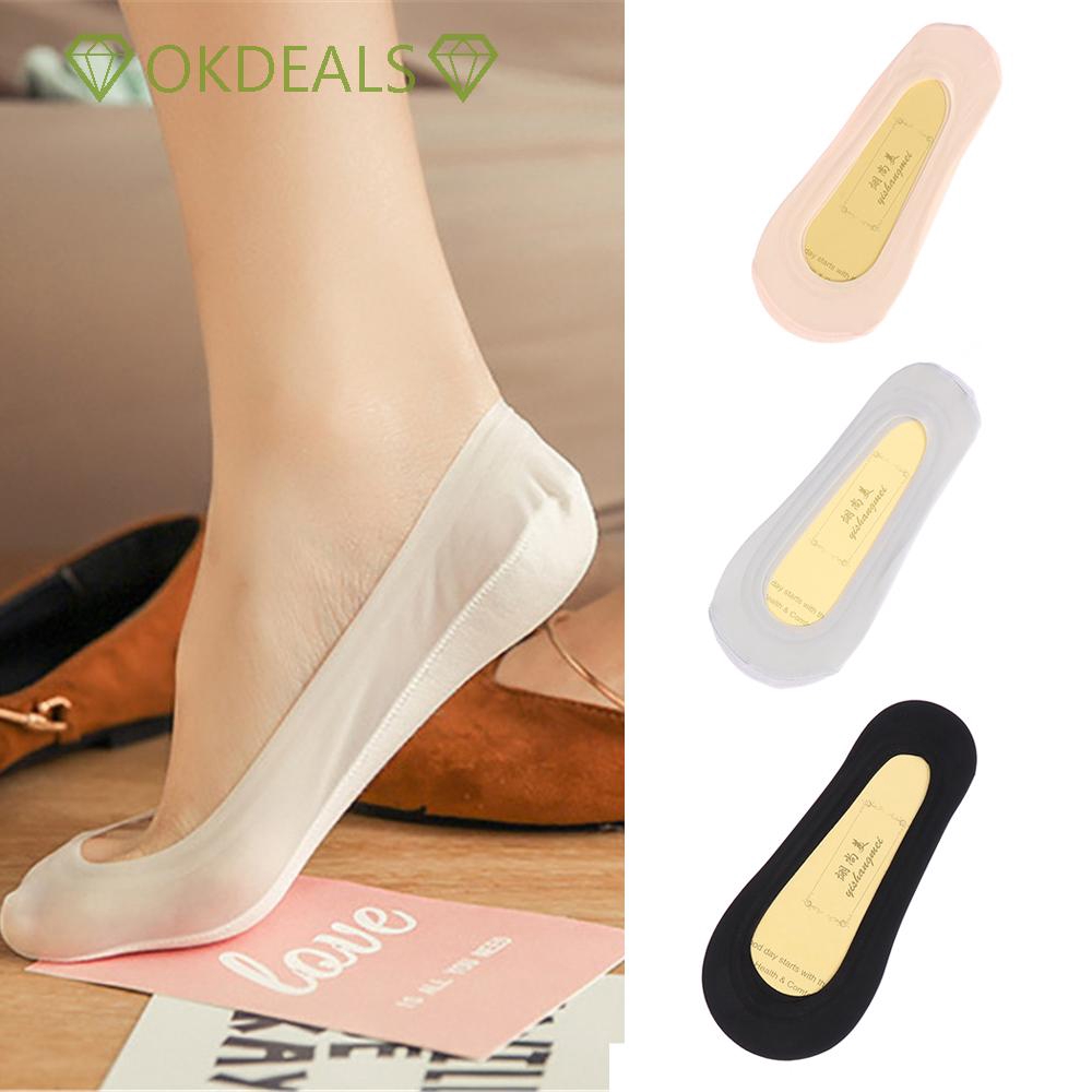💎OKDEALS💎 Women Casual Sweat-absorbent Low Cut Ultrathin Invisible Boat Socks