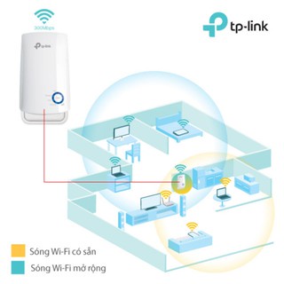 Bộ Kích Sóng 854RE Wifi Repeater Cao cấp TP-Link TL-WA854RE 300Mbps (Bộ mở rộng sóng wifi) - Hàng Chính Hãng