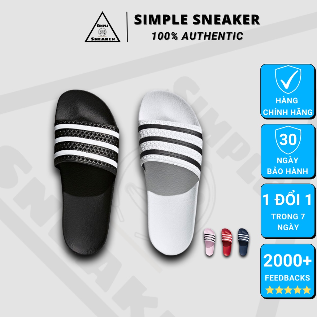 Dép Adidas Original Italy💙FREESHIP💙Adidas Adilette Slides Chính Hãng- Dép Quai Ngang Adidas Chống Nước- Simple Sneaker