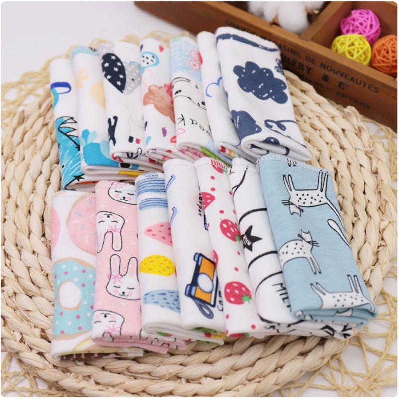 Set 5 Khăn Tắm Cotton Mềm Mại Cho Trẻ Sơ Sinh