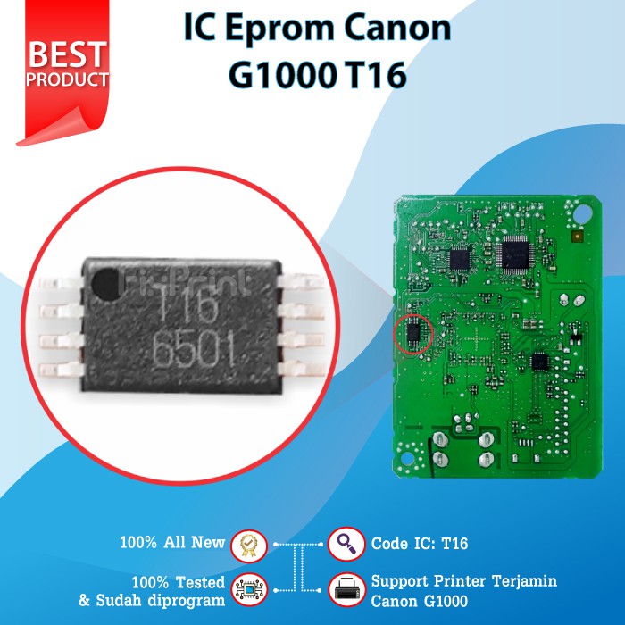 Bo Mạch Chủ Eprom Ic Canon G1000 T16 Ic Cho Máy Ảnh Canon G1000 G1000 T16 Mới