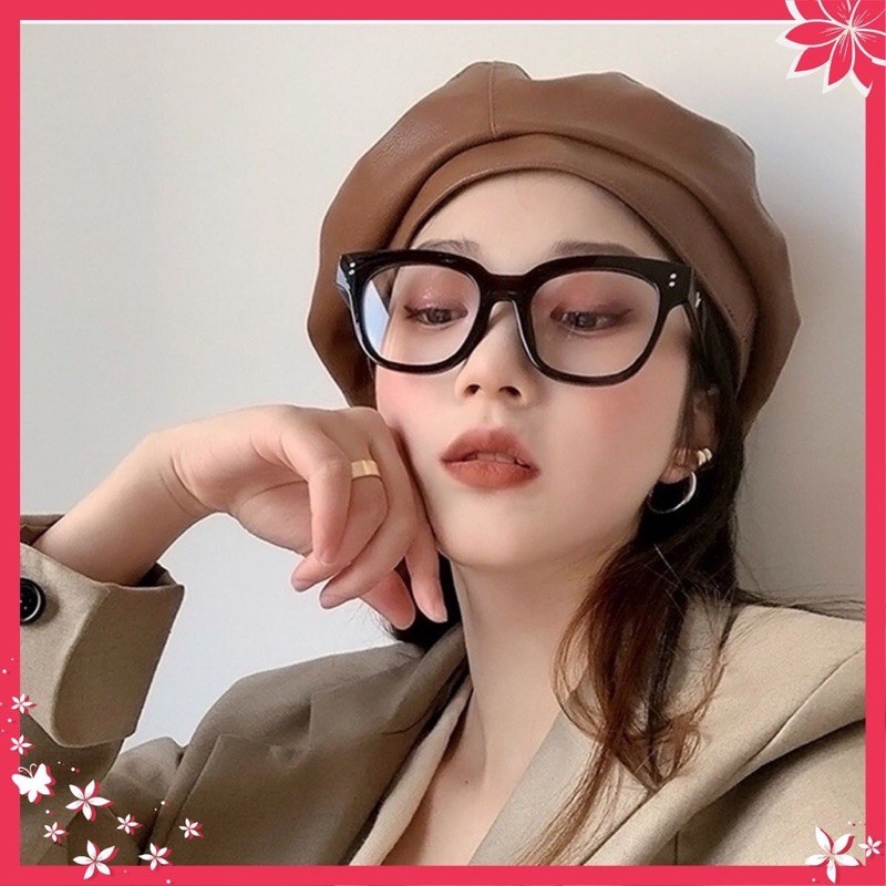 Kính Nam nữ không độ chữ V hai chấm học siêu hot 2021