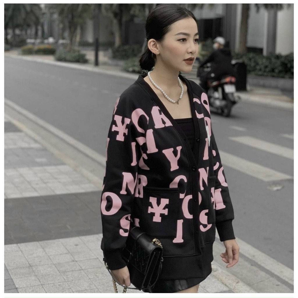 Áo Cadigan Nữ - Áo khoác nữ kiểu cardigan cổ chữ V thiết kế thời Hàn Quốc TP648