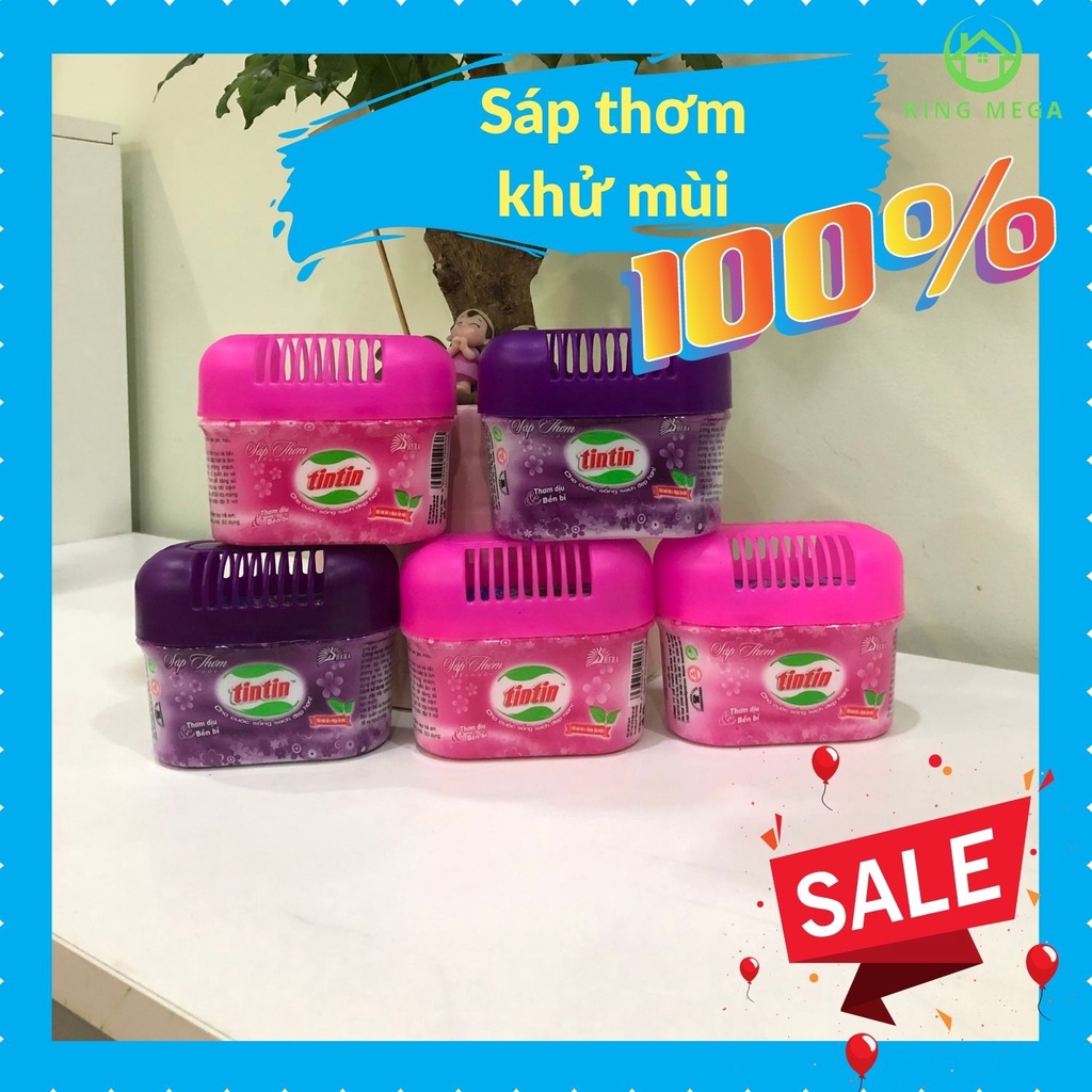 Sáp Thơm Khử Mùi Để Phòng ,Toilet , Ô Tô  - TinTin - 100G