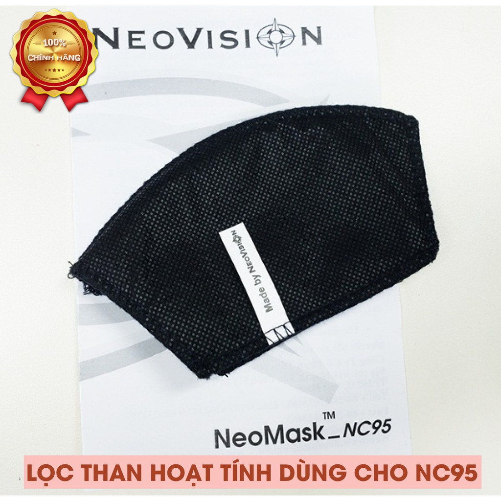 Lọc than hoạt tính khẩu trang Neomask NC95