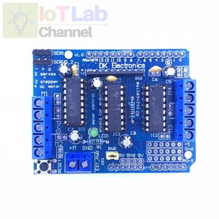 Mạch Arduino L293D motor shield điều khiển động cơ