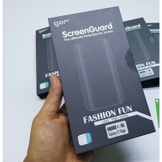 Bộ 4 dán dẻo Gor Full màn cho Galaxy S7 Edge ( mặt trước + mặt sau )