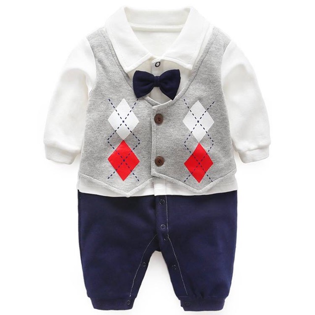 Body nơ công tử cho bé