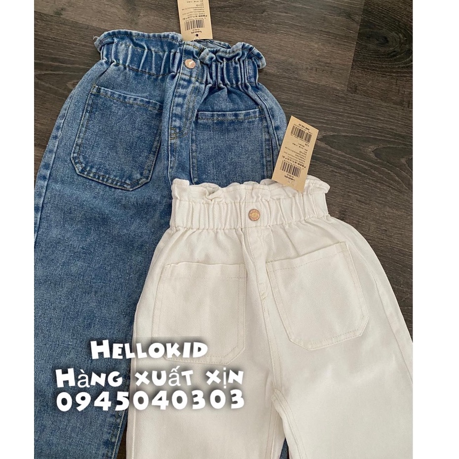 Quần baggy jean túi trước cho bé