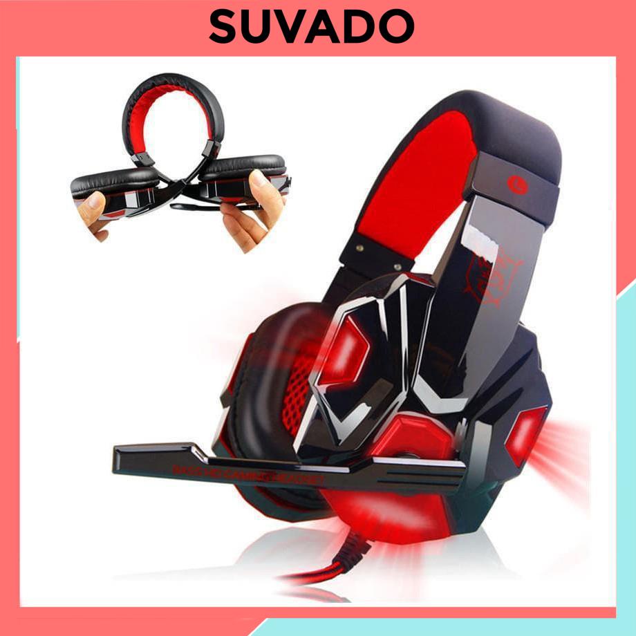 Tai nghe gaming Plextone PC780 chụp tai có dây chơi game đèn LED Có Mic Headphone nghe nhạc điện thoại máy tính SUVADO