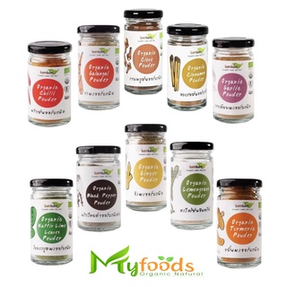 Bột gia vị hữu cơ - bột tiêu/tỏi/ớt/gừng/riềng/sả/nghệ/lá chanhh/quế/đinh hương Lum Lum