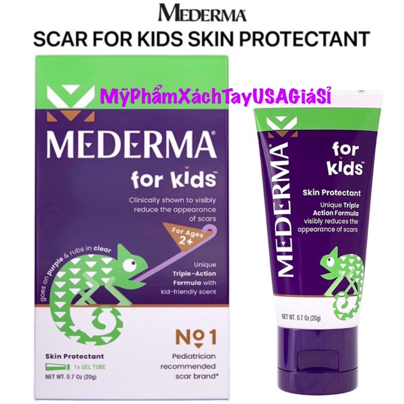 [HàngĐức]Gel sẹo trẻ em Mederma for Kids 20g