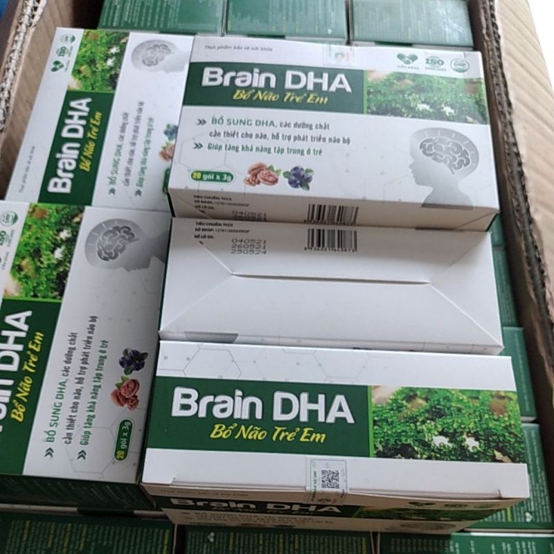 Brain DHA bổ não trẻ em dùng được cho trẻ từ 1 tuổi hỗ trợ phát triển não bộ, tăng khả năng tập trung và ghi nhớ ở trẻ