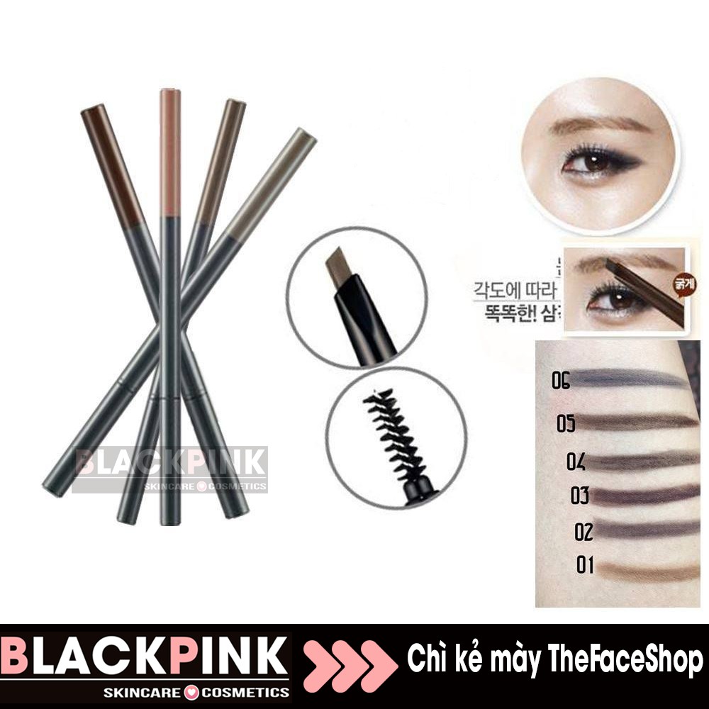 Chì kẻ mày TFS Desining Eyebrow Pencil The Face Shop Hàn Quốc