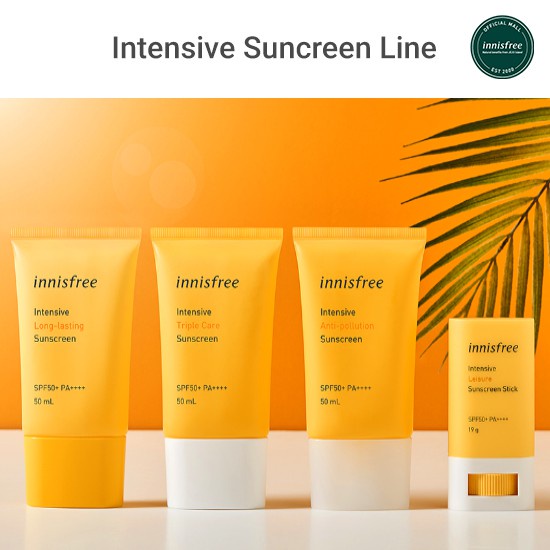 Kem Chống Nắng Chống Trôi, Điều Chỉnh Tông Da Innisfree Intensive Triple-Shield Sunscreen SPF 50+/PA++++ 50ml